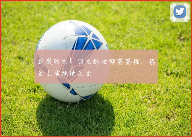 逆袭时刻!羽毛球世锦赛赛程,能否上演绝地反击